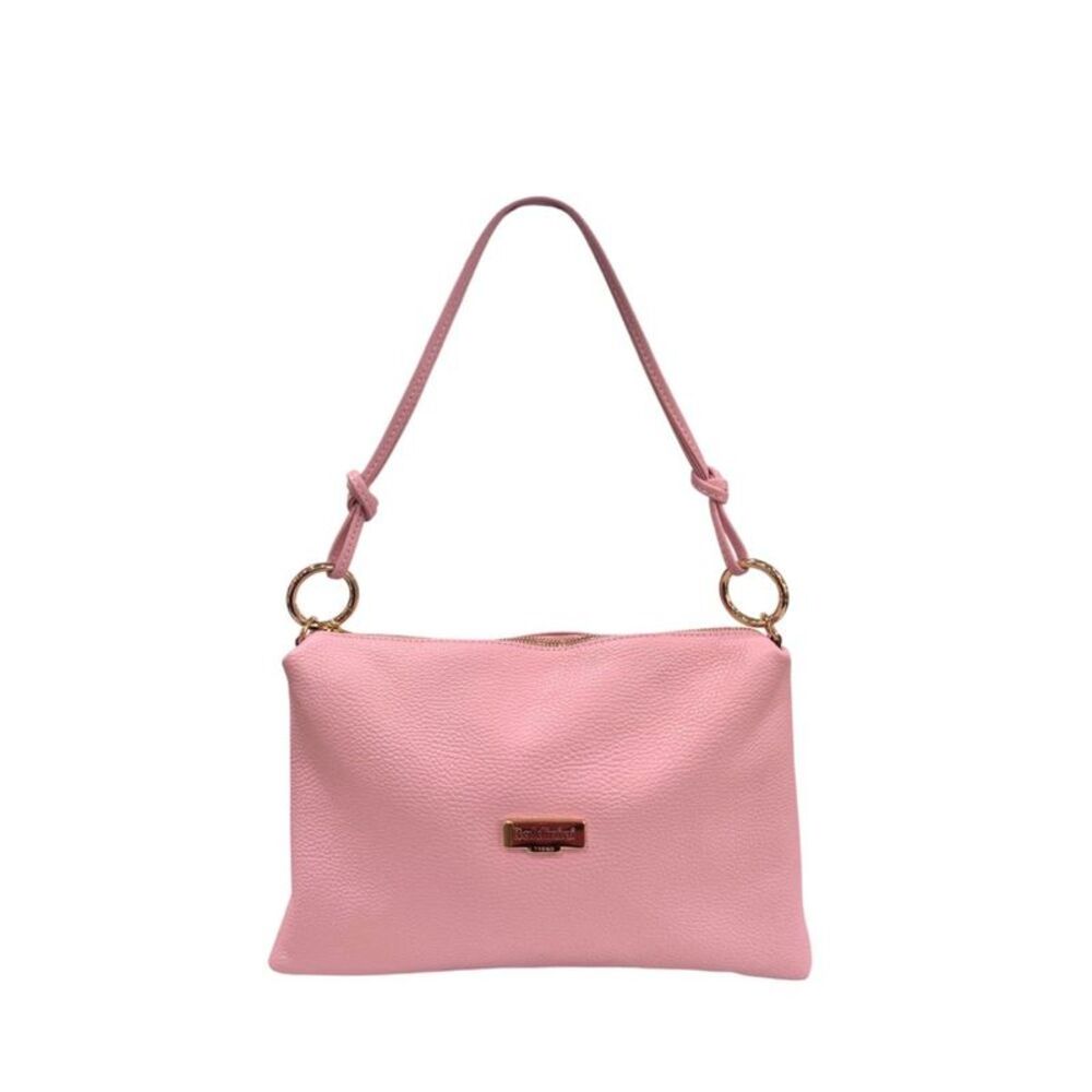 Baldinini Trend Pink Leather Women Women's Bag